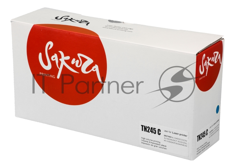 Картридж лазерный Sakura TN245C для Brother HL-3140/3150/3170, DCP-9020, MFC-9140/9330/9340, синий, 2 200к.