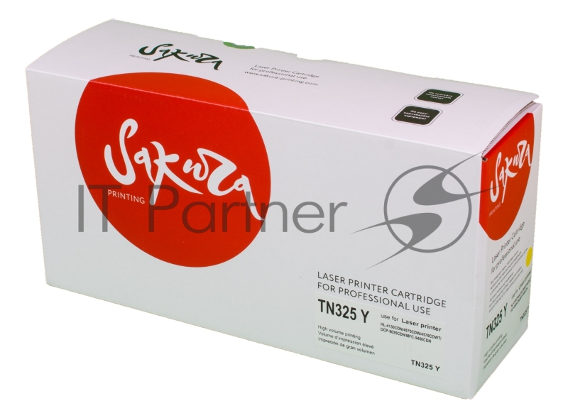 Картридж лазерный Sakura TN325Y для Brother HL-4140CN, HL-4150CDN, HL-4570CDW, HL-4570CDWT, DCP-9055CDN, DCP-9270CDN, MFC-9460CDN, MFC-9465CDN, MFC-9970CDW, желтый, 3500 к.