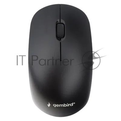 Мышь беспроводная Gembird MUSW-435 черный, 1600 dpi, радиоканал, USB, кнопки - 3