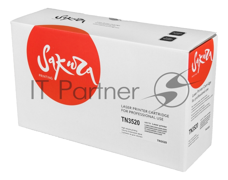 Картридж лазерный Sakura TN3520 для Brother HL-L6400DW, HL-L6400DWT, MFC-L6900DW, MFC-L6900DWT, черный, 20 000 к.