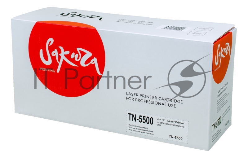 Картридж лазерный Sakura TN5500 для Brother HL-7050/7050N/7050TN/7050DTN, черный, 12000 к.