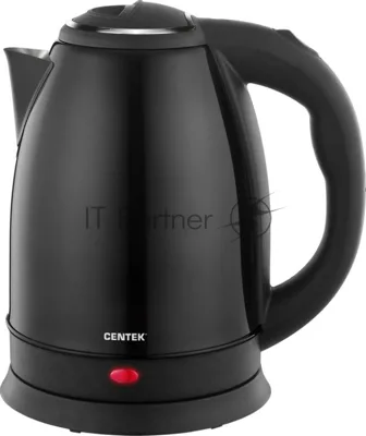 Чайник электрический Centek CT-1068 черный, 2.0 л, 2000 Вт, скрытый нагревательный элемент