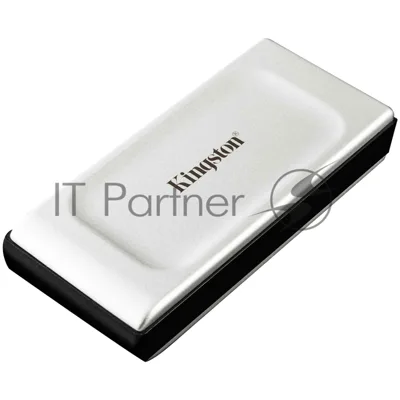 Внешний SSD Kingston XS2000, 2TB, USB 3.2 Gen 2x2 Type-C, R/W 2000/2000, серебристый