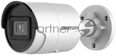 Камера видеонаблюдения цилиндрическая Hikvision DS-2CD2083G2-IU(4мм) 8Мп уличнаяс EXIR-подсветкой до 40м и технологией AcuSense1/2.8" Progressive Scan CMOS; объектив 6мм; угол обзора 54°; механический ИК-фильтр; 0.005лк@F1.6; сжатие