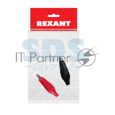 Зажим "крокодил" Rexant 5 А 46 мм в изоляторе