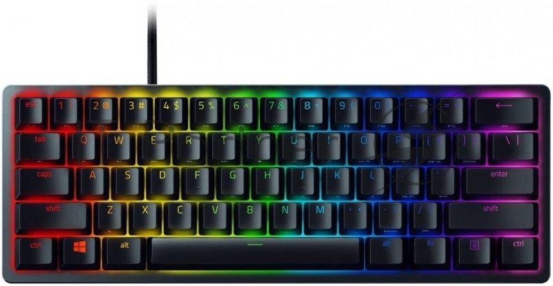 Клавиатура Razer Huntsman Mini проводная, USB, чёрный