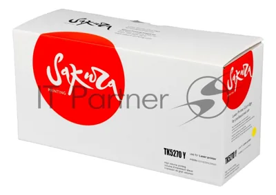 Картридж Sakura TK5270Y для Kyocera Mita ECOSYS M6230cidn, желтый, 6 000к.