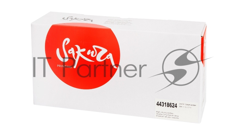 Картридж Sakura 44318624 для OKI C710, C711, черный, 11000 к.