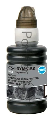 Чернила Cactus CS-I-3YM61BK черный100мл для HP DeskJet 2710/2120/2721/2722/2723