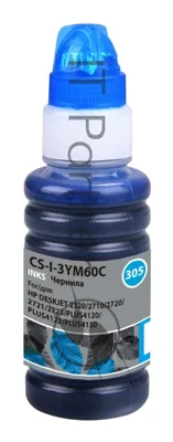 Чернила Cactus CS-I-3YM60C голубой100мл для HP DeskJet 2710/2120/2721/2722/2723