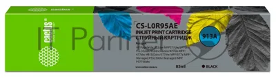 Картридж струйный Cactus CS-L0R95AE (913A) черный (85 мл) для HP PW 352dw/377dw/Pro 477dw/452dw