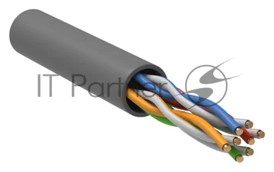 Кабель информационный ITK Generica BC1-C504-111-305-G кат.5 U/UTP не экранированный 4X2X24AWG PVC внутренний 305м серый