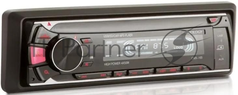 Автомагнитола Prology CMX-165, 1 DIN, Bluetooth, USB Type-A, AUX, пульт ДУ