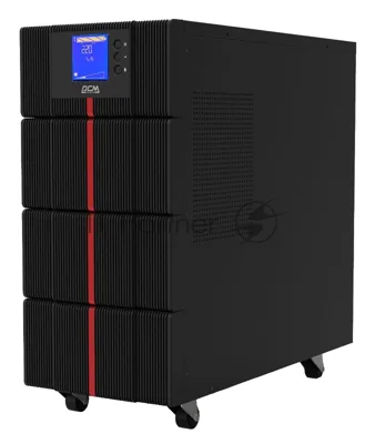 Источник бесперебойного питания Powercom MACAN, On-Line, 6000VA/6000W, Tower, IEC, LCD, Serial+USB, SmartSlot, подкл. доп. батарей