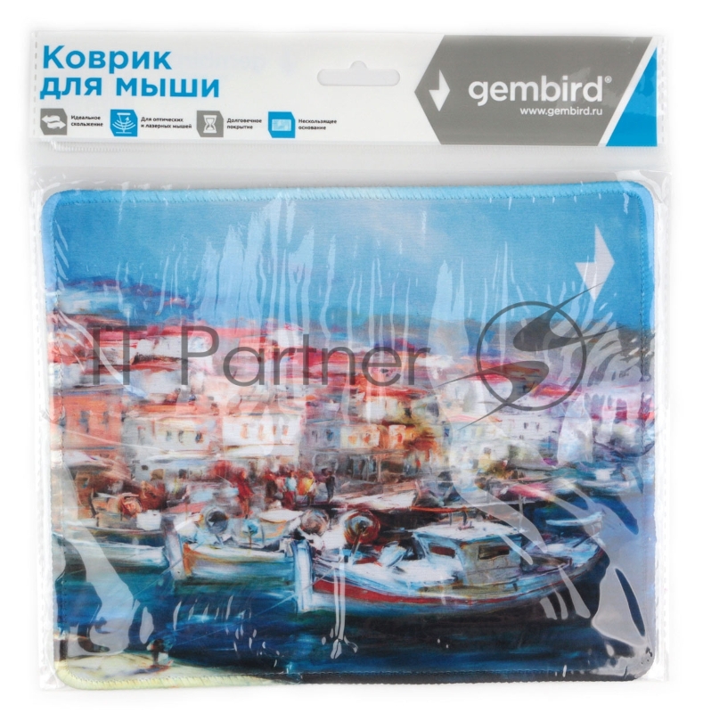 Коврик для мыши Gembird MP-ART3, рисунок- "ART3", размеры 220x180x1мм, ткань/резина