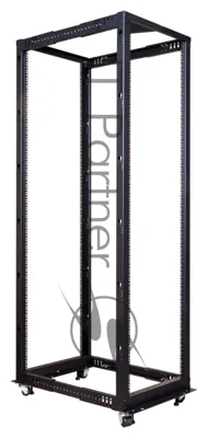 Стойка двухрамная Lanmaster TWT-RACK2-42U-ADJ 42U 480ммX560мм 1000кг черный