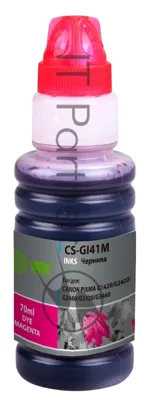 Чернила Cactus CS-GI41M пурпурный 70мл для Canon PIXMA G1420/G2420/G2460/G3420/G3460
