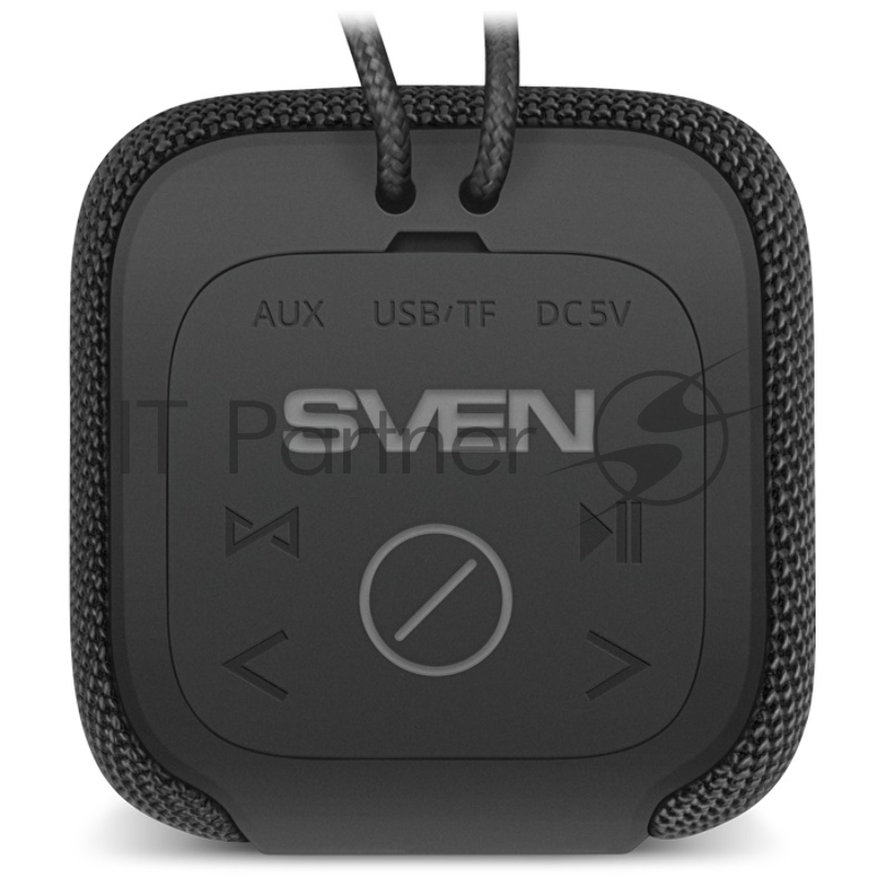 Акустическая система 2.0 SVEN PS-205, черный мощность 2x6 Вт (RMS), Waterproof (IPx6), TWS, Bluetooth, FM, USB, microSD, встроенный аккумулятор