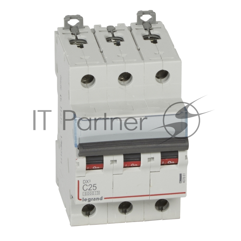 Выключатель автоматический Legrand DX3 3P 25A (С) 6000/10kA