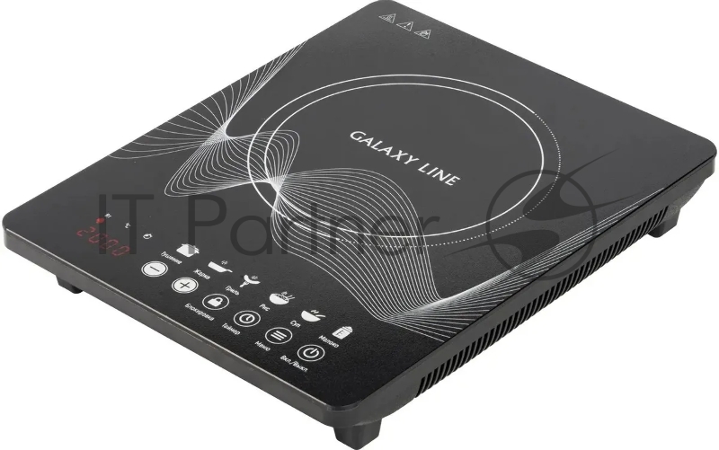 Плита настольная электрическая Galaxy Line GL3063 черный, 2 кВт, индукция, конфорки - 1, стеклокерамика, сенсор