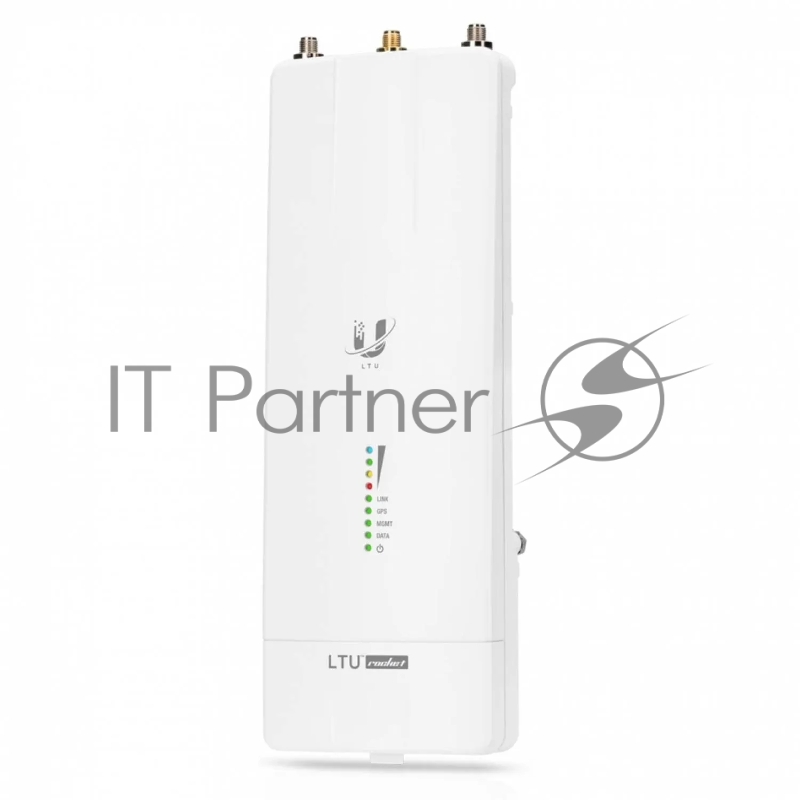 Базовая станция для радиосети Ubiquiti LTU-Rocket-EU, 5 ГГц, PtMP, MIMO 2х2, 29 дБм, 2x RP-SMA, GPS Sync