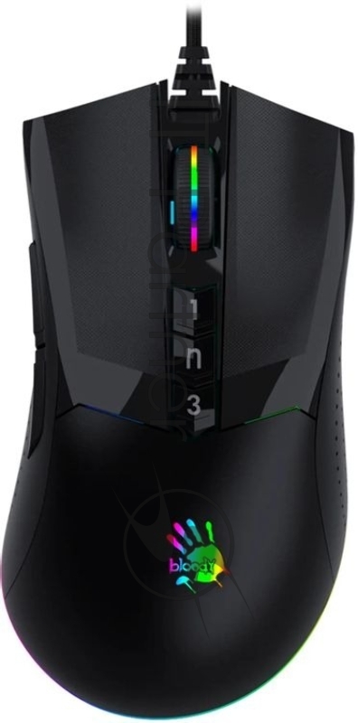 Мышь проводная A4Tech Bloody W90 Pro черный, 16000 dpi, USB, кнопки - 10