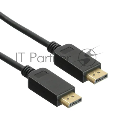 Кабель аудио-видео Buro ver 1.4 DisplayPort (m)/DisplayPort (m) 1.5м. позолоченные контакты черный