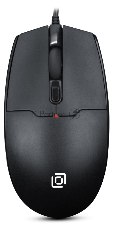 Мышь проводная Oklick 147M черный, 1600 dpi, USB, кнопки - 3