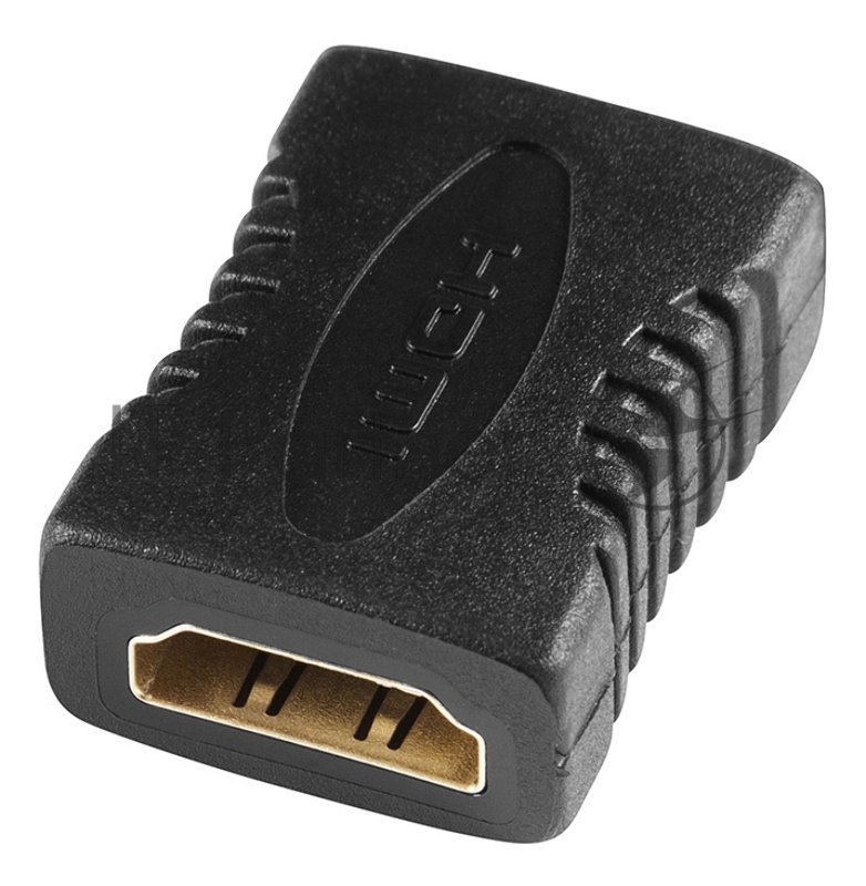 Адаптер аудио-видео Buro HDMI (f)/HDMI (f) Позолоченные контакты черный (BHP-ADP-HDMI-2.0)