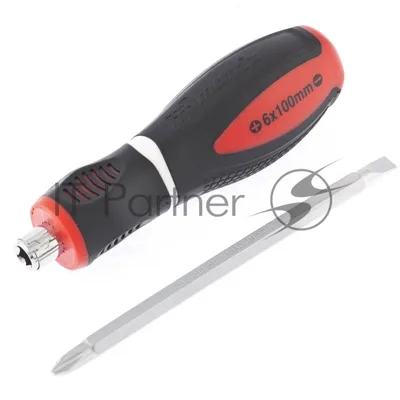 Отвертка комбинированная Matrix, SL6,0/Ph2, CrV, двухкомп. рукоятка MASTER 11580