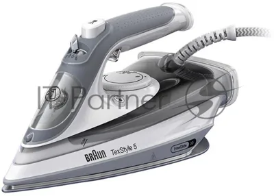 Утюг Braun SI5078GY белый/серый, 2800 Вт, 50 г/мин, 210 г/мин, 300 мл