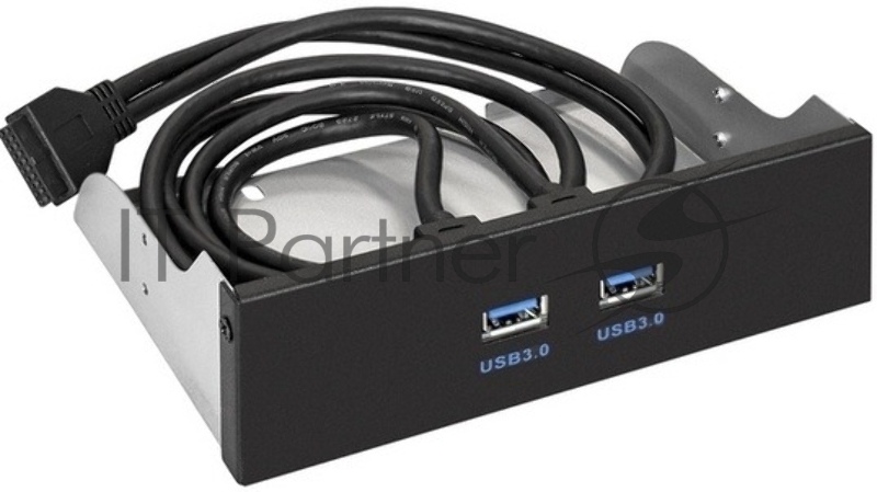 Планка USB на переднюю панель ExeGate U5H-615, 5,25"/2*USB3.0, 19 pin USB 3.2 Gen1