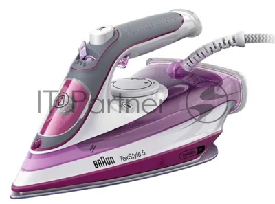 Утюг Braun SI5037VI фиолетовый, 2700 Вт, 50 г/мин, 200 г/мин, 300 мл