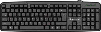 Клавиатура проводная Defender Astra HB-588, USB, черный
