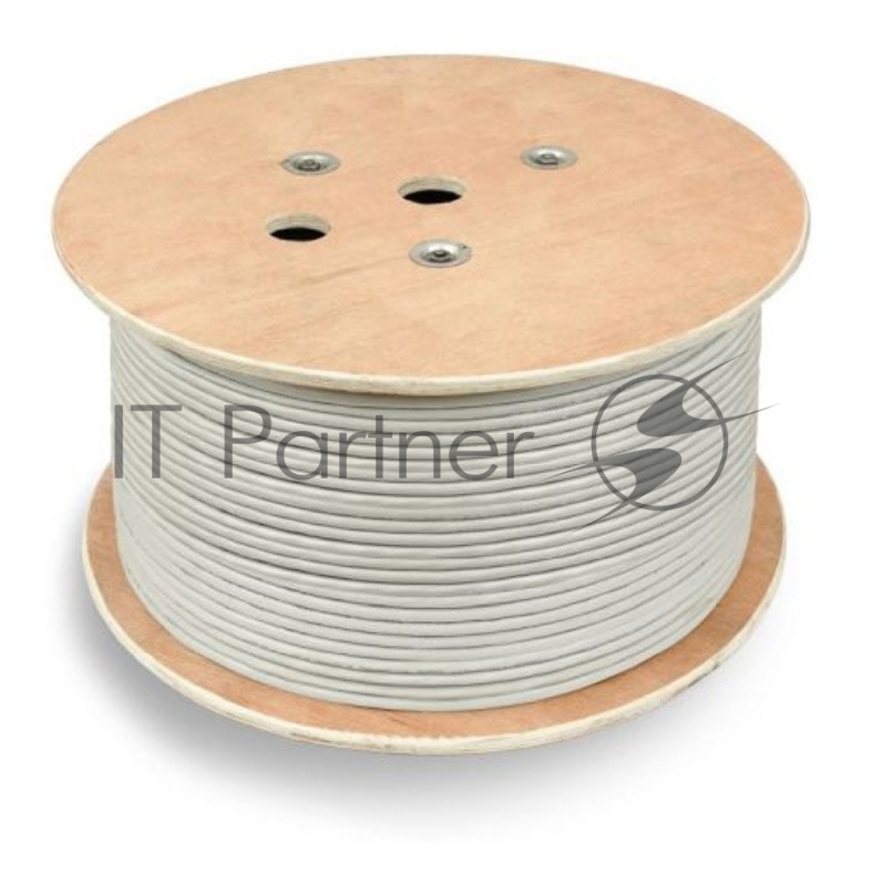 Кабель сетевой Buro UTP 4 пары cat6 solid 0.52мм Cu 305м серый