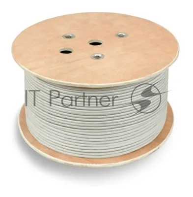 Кабель сетевой Buro UTP 4 пары cat6 solid 0.52мм Cu 305м серый