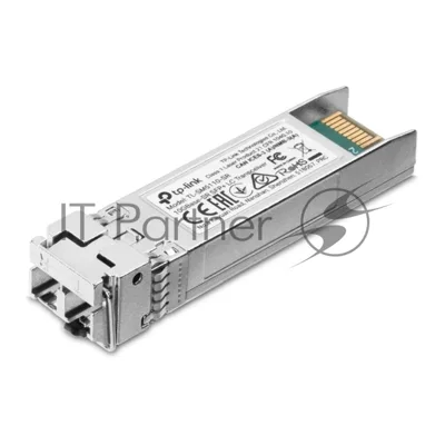 Трансивер TP-Link 10G SFP+ Module, LC connector, 50/125um or 62.5/125um Multi-mode, 850nm wavelength, distance up to 300m.