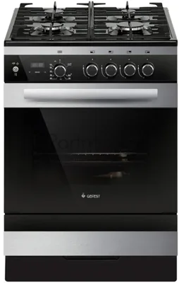 Плита газовая Gefest 6500-04 0069 черный, конфорок 4 газовых, духовка 52 л, 60 см x 85 см x 60 см