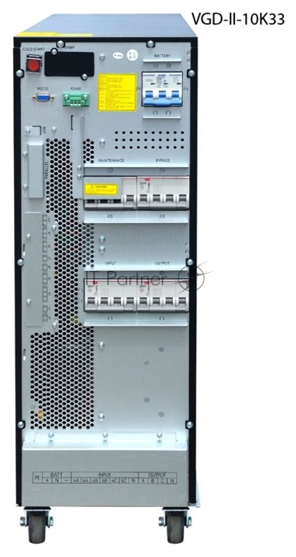 Источник бесперебойного питания Powercom VGD-II-10K33 10000Вт 10000ВА черный