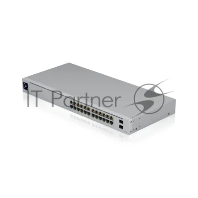Коммутатор Ubiquiti UniFi Switch 24 PoE (USW-24-POE-EU), 16×1 Гбит/с PoE + 8×1 Гбит/с + 2×1 Гбит/с Uplink/SFP, управляемый