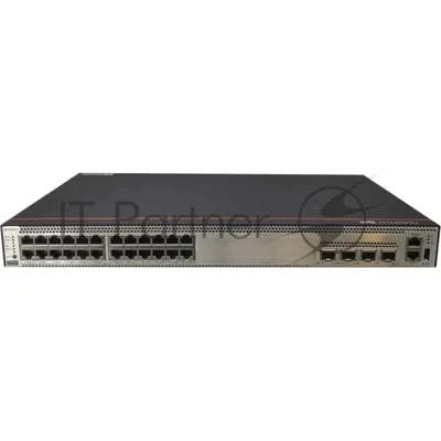 Коммутатор Huawei CloudEngine S5736-S24UM4XC, 24×MultiGE (100M–10G) PoE++ + 4×10G SFP+ + 1 слот расширения, управляемый