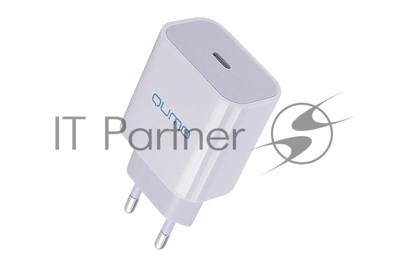 Сетевое зарядное устройство Qumo Energy light (Charger 0051) PD 20W, 1USB, Type-C, белый