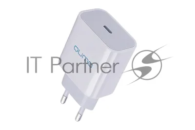 Сетевое зарядное устройство Qumo Energy light (Charger 0051) PD 20W, 1USB, Type-C, белый