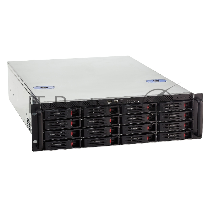 Серверный корпус ExeGate Pro EX281300RUS 3U660-HS16 (RM 19", высота 3U, глубина 660, БП 2U-600ADS,16xHotSwap, USB)