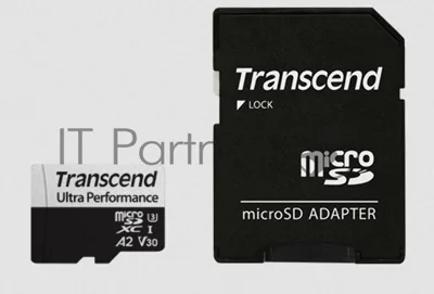 Флеш карта Transcend 64Gb UHS-I U3 microSD w/ adapter A2 Ultra Performance R/W:160/125 MB/s