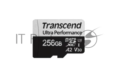 Флеш карта Transcend 256Gb UHS-I U3 мicroSD w/adapter A2 Ultra Performance R/W:160/125 Mb/s