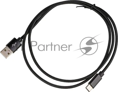 Кабель USB (m)-USB Type-C (m) 1м черный