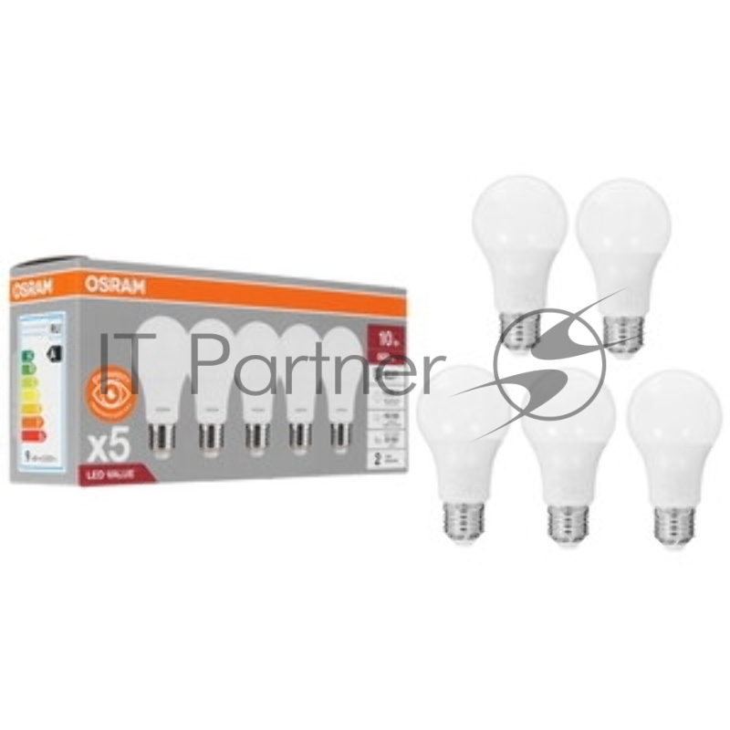 Лампа светодиодная LED Value LVCLP75 10SW/840 шар матовая E27 230В 10х1 RU OSRAM 4058075579927