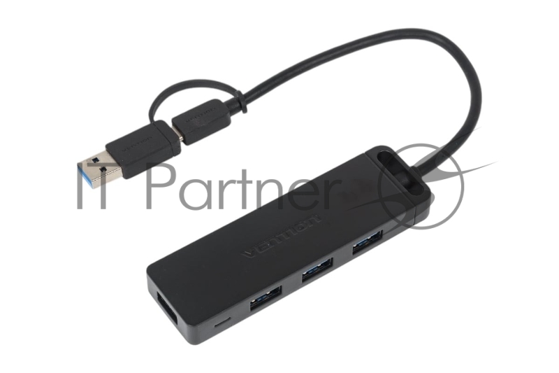 Концентратор Vention CHTBB, USB/USB Type-C, USB, USB