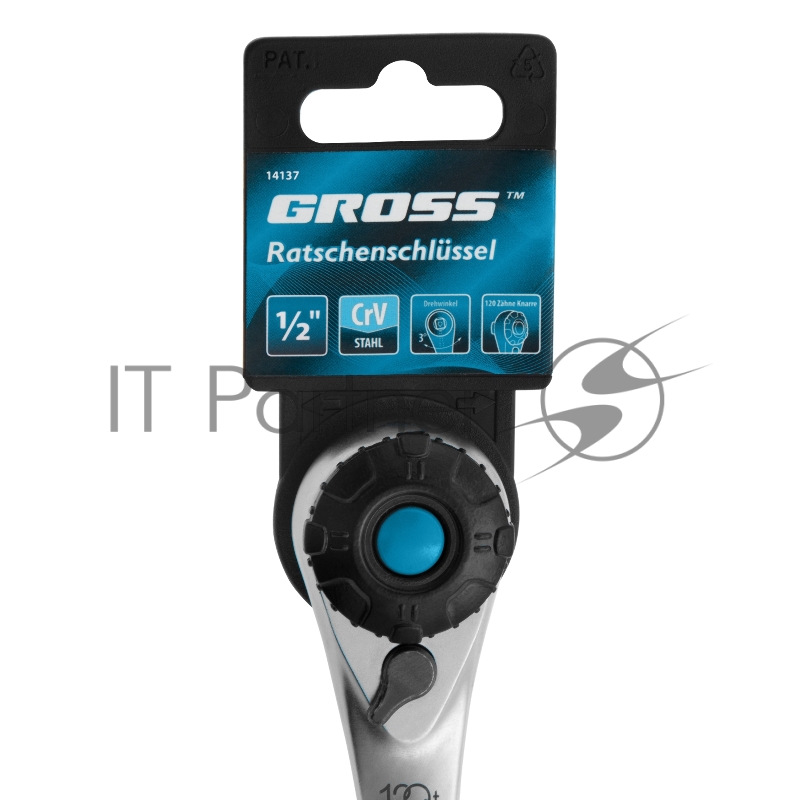 Ключ трещоточный Gross 14137 120 зубьев 1/2"